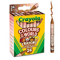 Набор воскового мела Crayola Colours of the World 24 шт 52-0114