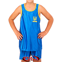 Форма для боксу дитяча синя Ukraine Sport CO-8941-B