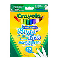 Набір фломастерів Crayola Supertips (washable) 12 шт 7509