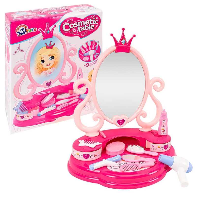 Дитяче трюмо з дзеркалом, Косметичний столик 8676 "Technok Toys", фото 1