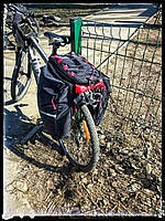 Велосумки на багажник, велобаул трансформер Lesenok, велосумки гуртом байкпакінг сумки для велосипеда
