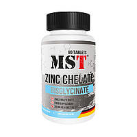 Витамины и минералы MST Zinc Chelate Bisglycinate, 90 таблеток