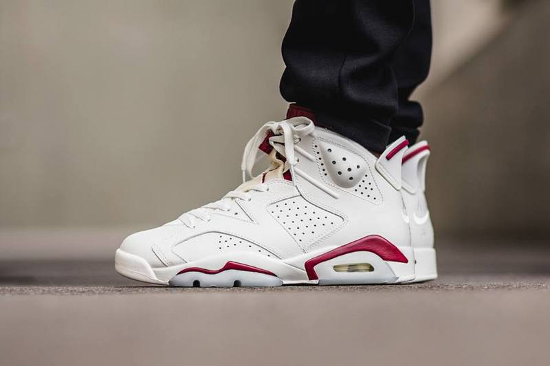Купить Кроссовки мужские Nike Air Jordan 6 “Maroon” / AJM-461 в