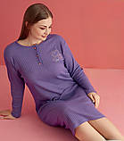 Нічні сорочки з довгими рукавами різних кольорів, фото 5