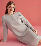 Нічна сорочка з довгими рукавами різних кольорів, фото 8