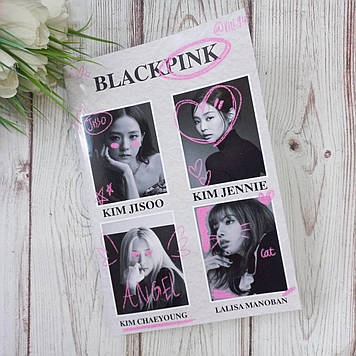 Зошит Black Pink.  Зошит Блекпинк 48 аркушів