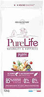 Сухой корм для собак Pnf Pure Life Dog 12кг Puppy Fish для щенков