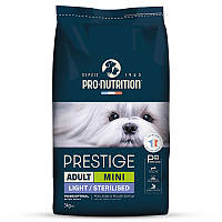 Сухой корм PNF Prestige 3 кг Adult Mini Light/Sterilised смесь вкусов, для собак с лишним весом 3 кг