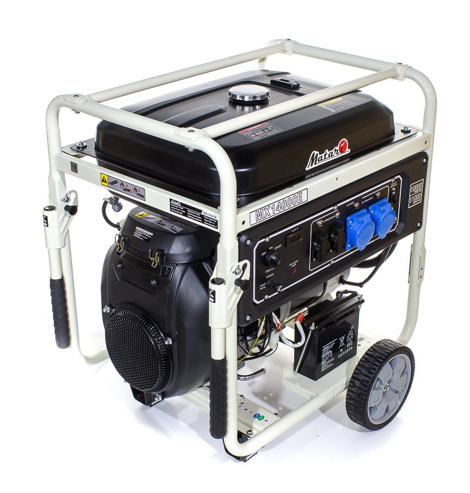 Бензиновий генератор Matari MX14003EA + Блок керування ATS MATARI 1P64/3P32