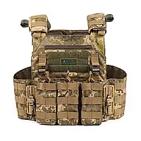 Тактический жилет Плитоноска Nova (PLATE CARRIER) с функцией двойного быстрого сброса MOLLI PL-009