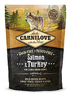 Сухой корм для собак Carnilove Dog Adult Large Salmonturkey с лососем и индейкой 1,5 кг