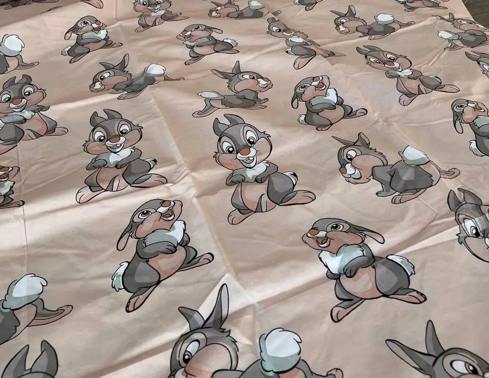 Наволочка бязь 50х50, принт: Зайченята