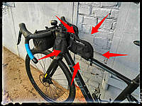Байкпакинг сумки,нарамная сумка для велосипеда, вело сумка для велосипеда, Lesenok велоаксессуары из Украини
