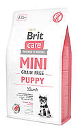 Brit Care Mini Grain Free Puppy Lamb сухой беззерновой корм для щенков мини пород 2 кг