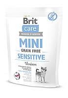 Brit Care Grain Free Mini Sensitive Venison сухой беззерновой корм для собак малых пород 0.4 кг