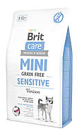 Brit Care Grain Free Mini Sensitive Venison сухой беззерновой корм для собак малых пород 2 кг