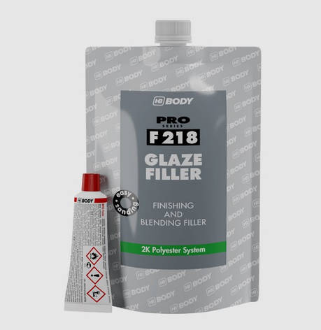 Шпаклівка рідка самовирівнююча BODY PRO F218 GLAZE 0,5л, фото 1