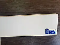 Напольный плинтус Cezar Hi-line Prestige 089R Белый глянец