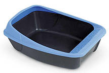 Туалет Вірго Дарк MPS Virgo Dark з рамкою для котів, 52*39*20 см, колір синій