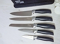 Набор хороших поварских ножей Zp 043 с подставкой для кухни,Хорошие кухонные ножи и разделочные доски высоког