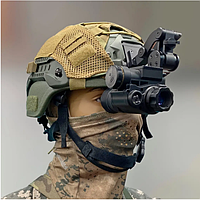 Цифровой прибор ночного видения + крепление на шлем Spina optics NVG-10 + на Пикатинни для военных монокуляр
