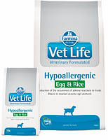 Сухий корм для собак Farmina Dog Vet Life Hypo Egg & Rice дієтичне харчування при харчовій алергії 2 кг