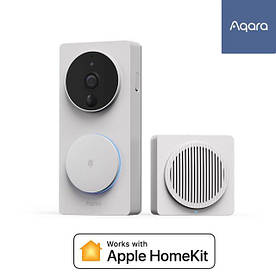 Розумний відеодзвінок Aqara Smart Video Doorbell G4 (SVD-C03) (ZNKSML01LM) (Apple HomeKit)