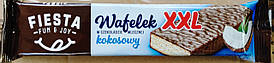 Вафлі Kokosowa XXL з кокосовим смаком покриті молочним шоколадом 50g Польща