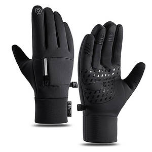 Спортивні рукавички з фліс сенсорні тепловий потовщення водонепроникна якість рукавички для унісекс-оптом