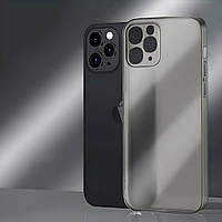 Ультратонкий матовий чохол для iPhone 11 Pro Max чорний напівпрозорий