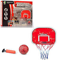 Баскетбольне кільце MR 0331 кільце, щит 47-32см-пластик, сітка, м'яч, насос, кор