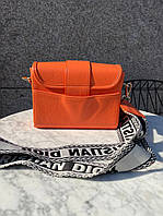 Жіноча сумка Dior 30 montaigne orange Діор помаранчева 0060 хорошее качество