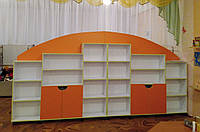 Стенка детская игровая для игрушек Design Service Анечка - 2 (547) оранжевый