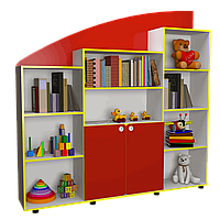 Стенка детская игровая для игрушек Design Service Анечка (546) красный