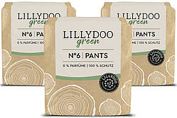 Підгузки-трусики Lillydoo green Німеччина 6 (15+кг) 57шт