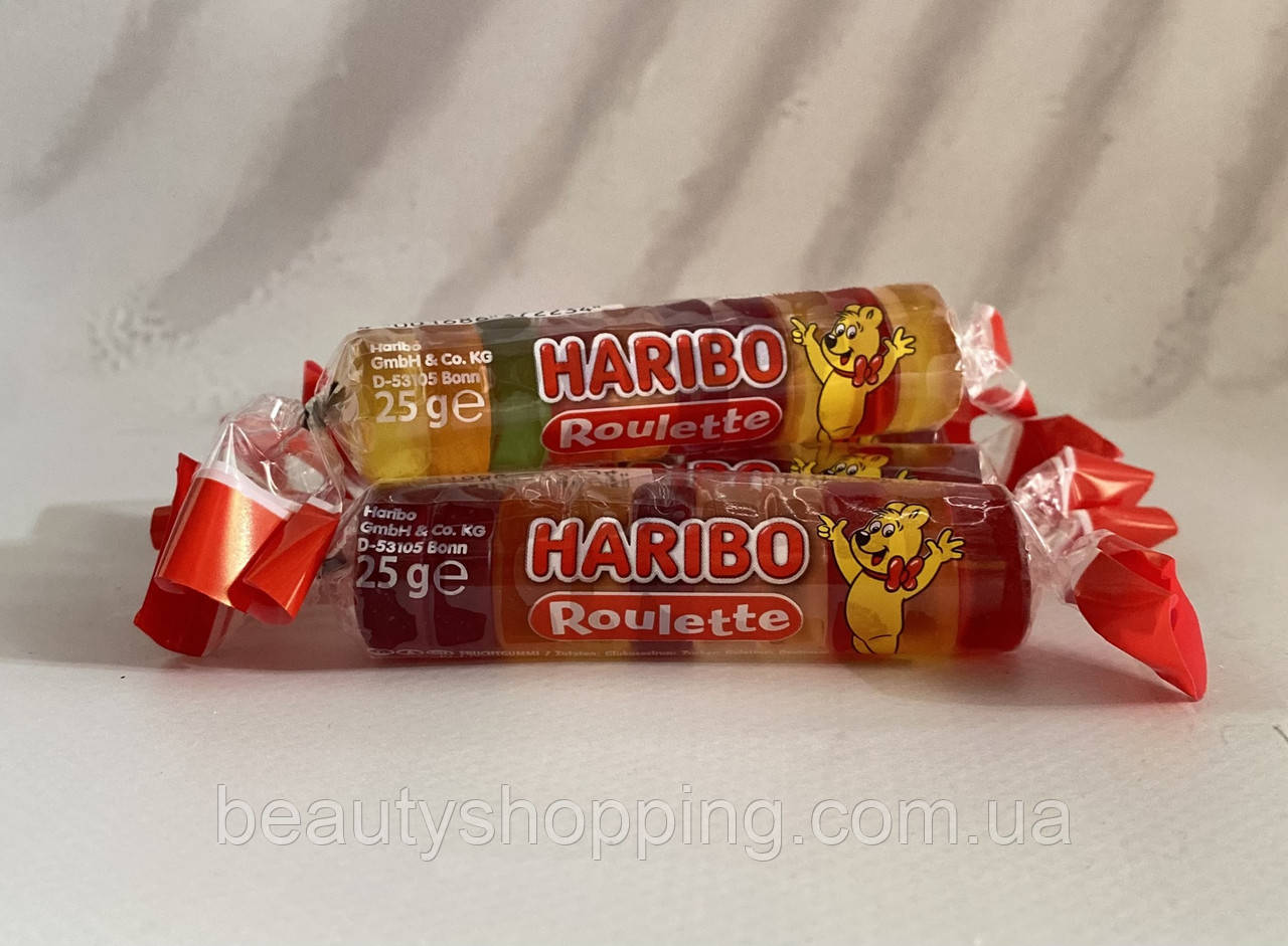Haribo Roulette Happy Харібо рулетики желейний мармелад цукерки 25g Німеччина