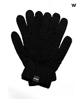 Перчатки унисекс Wellberry черные, зимние теплые перчатки