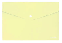 Папка на кнопці А4 пластикова Economix E31301-85 пастельна жовта