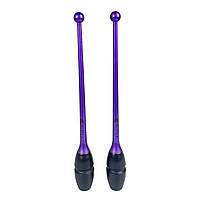 Булавы для гимнастики 41 см. Hi-grip Rubber Clubs (410mm) Chacott FIG col. 174 Violet