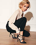 Брюки жіночі штани кежуал на резинці 50 чорні, фото 6
