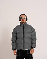 Зимова чоловіча куртка OgonPushka Homie 3.0 сіра хорошее качество