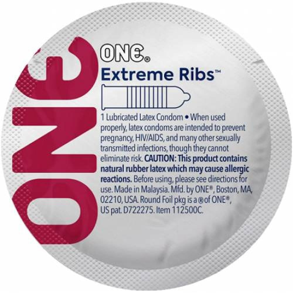 Презервативи One Extreme Ribs, 5 штук Кітті