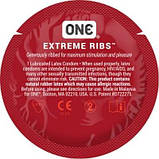Презервативи One Extreme Ribs, 5 штук Кітті, фото 3