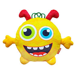 090102-08 М'яка іграшка Монстрик жовтий 20 см
