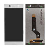 Дисплей Sony G3212 Xperia XA1 Ultra Dual/G3221/G3223/G3226 в сборе с сенсором white (оригинал переклей)