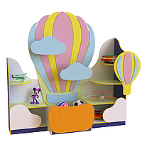 Детская игровая стенка Design Service Воздушный шар, 203 см длина