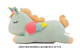 Єдиноріг м'яка іграшка. Іграшка Зелений Єдиноріг 60см!, фото 5