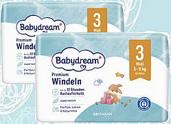 Підгузки Babydream Німеччина 3 (5-9 кг) 86шт