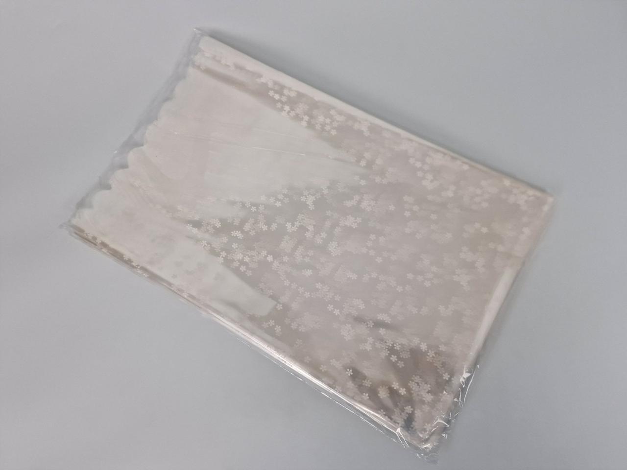 Пакет із малюнком для пакування подарунків (30*50) No16 (ажурний) "Ромашка" (100 шт.), фото 1