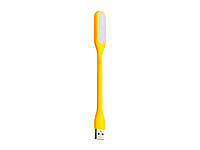 TRIZAND 13175 Лампа гибкая USB LED 5V желтый (золотой) цвет настольная 1.2W в пакете светильник ночник ПОЛЬЩА!